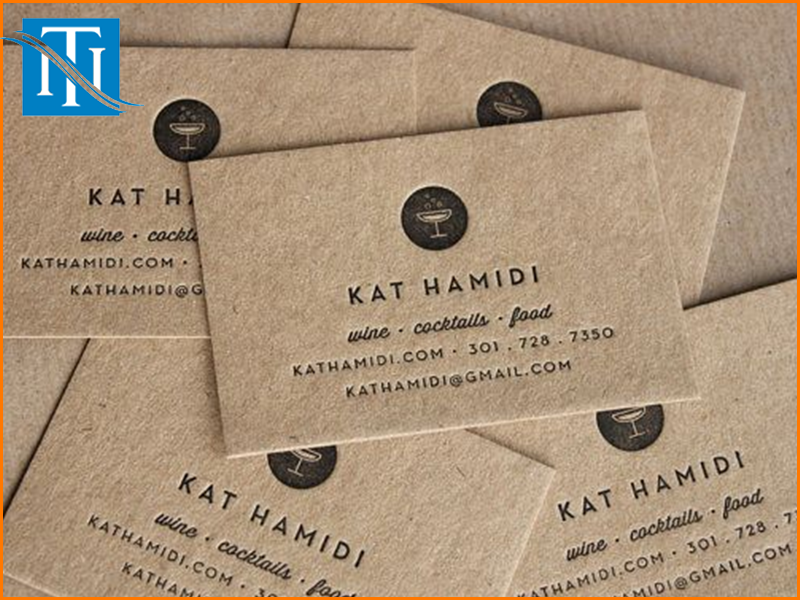 Giấy Kraft làm thiệp mời